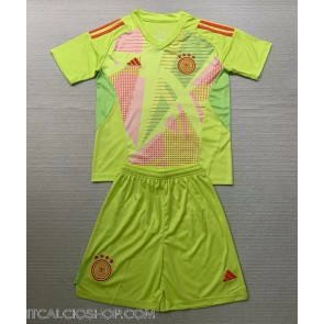 Germania Portiere Seconda Maglia Bambino Europei 2024 Manica Corta (+ Pantaloni corti)